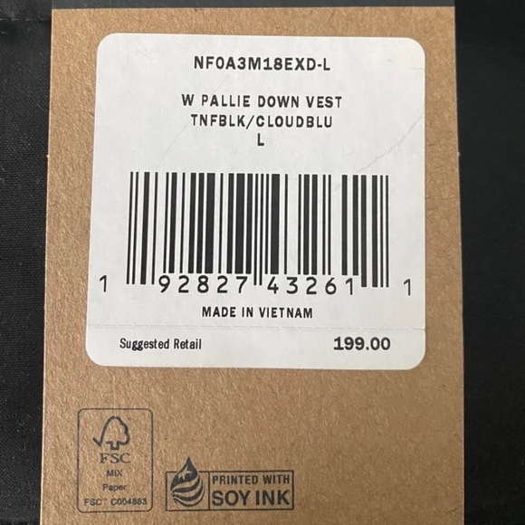 The North Face womens long vest size XLarge - Picture 2 of 4